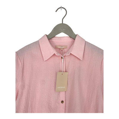 Weiche Rebellen Ser 3/4 Ärmelhemd, Pink | Frau l