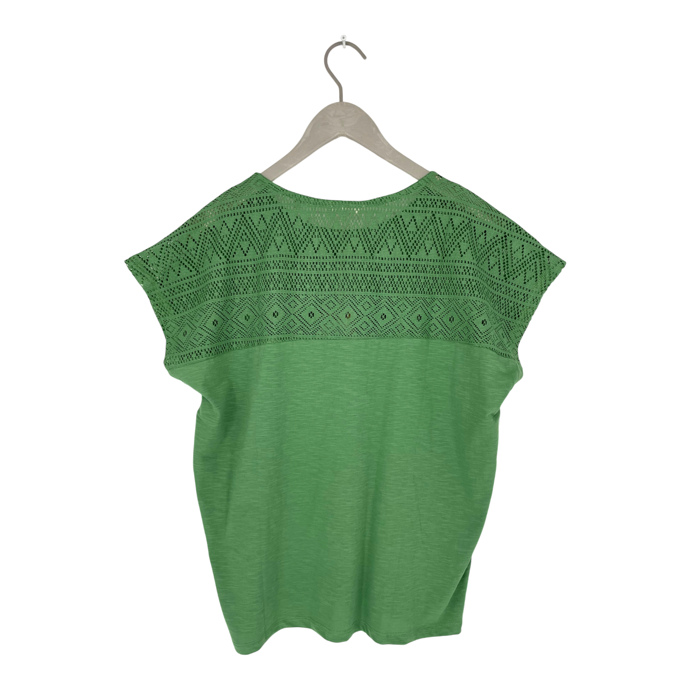 Tranquillo lace t-shirt, green | woman M