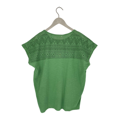 Tranquillo lace t-shirt, green | woman M