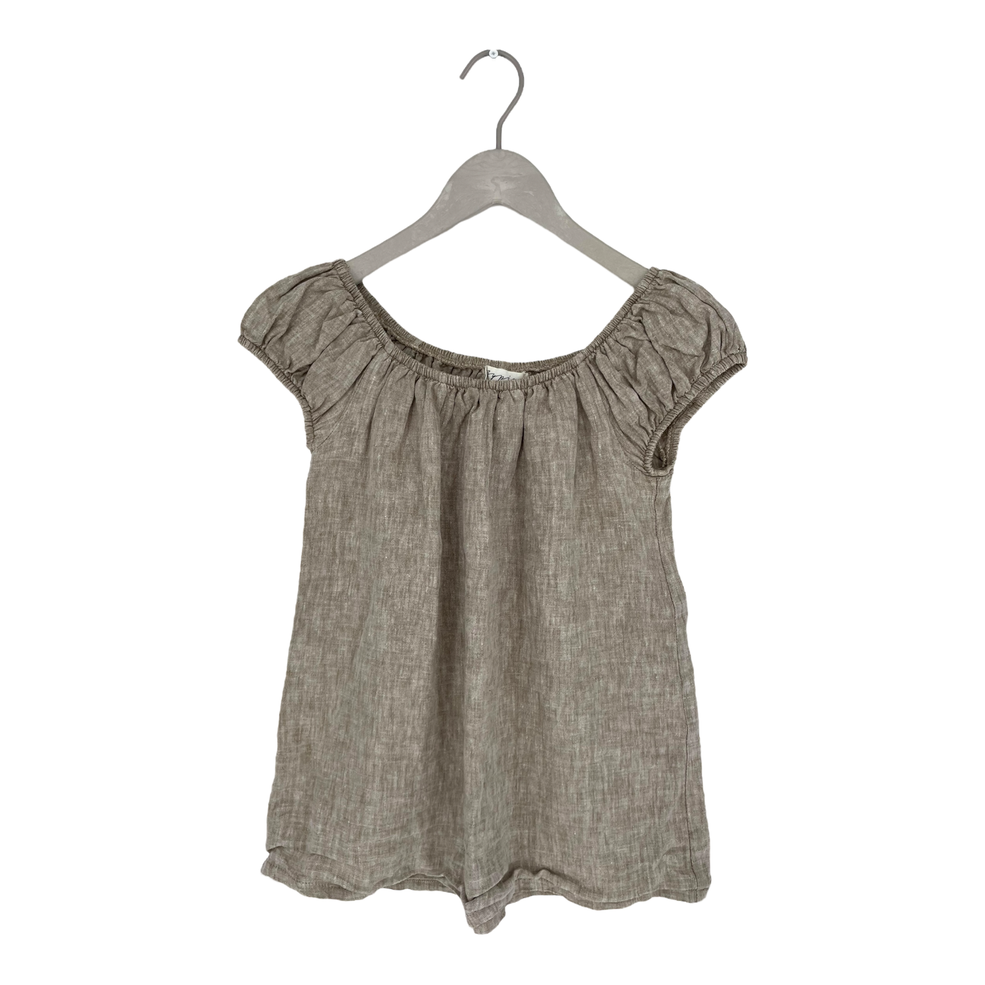 Bypias linen blouse, sand | woman XS