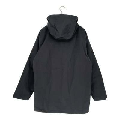 Embassy of Bricks and Logs hondo parka jacket, black | unisex L