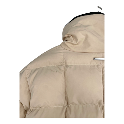 Embassy of Bricks and Logs reversible puffer jacket, beige/black | unisex S