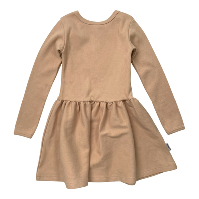 Metsola waffle dress, beige | 98/104cm