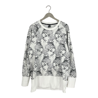 Ommellinen sweatshirt, faces | woman XXL