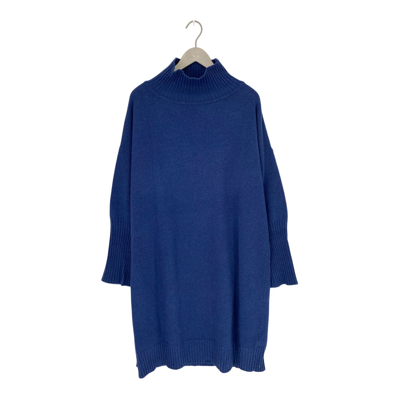 Papu soft wool knit dress, royal blue | woman XL/XXL