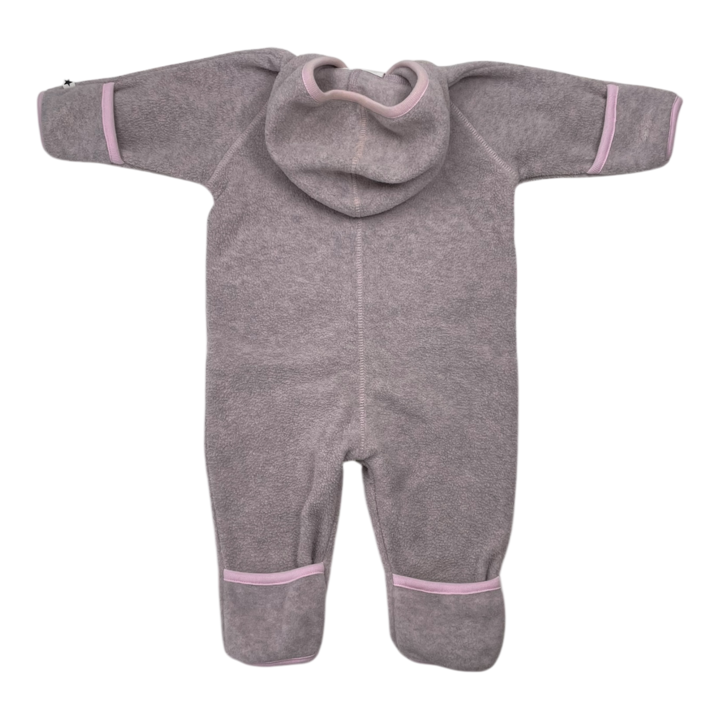 Molo udo fleece jumpsuit, pink | 56cm