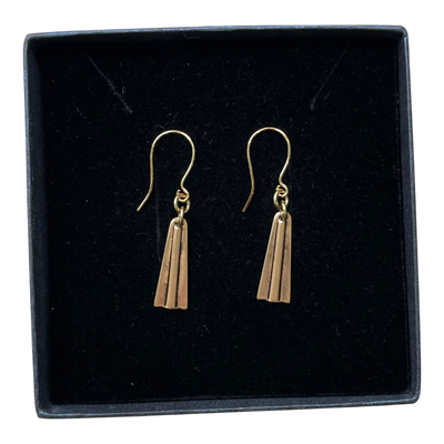 Kalevala Koru kuutar earrings, bronze