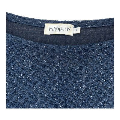 Filippa K glitter dress, blue | woman S