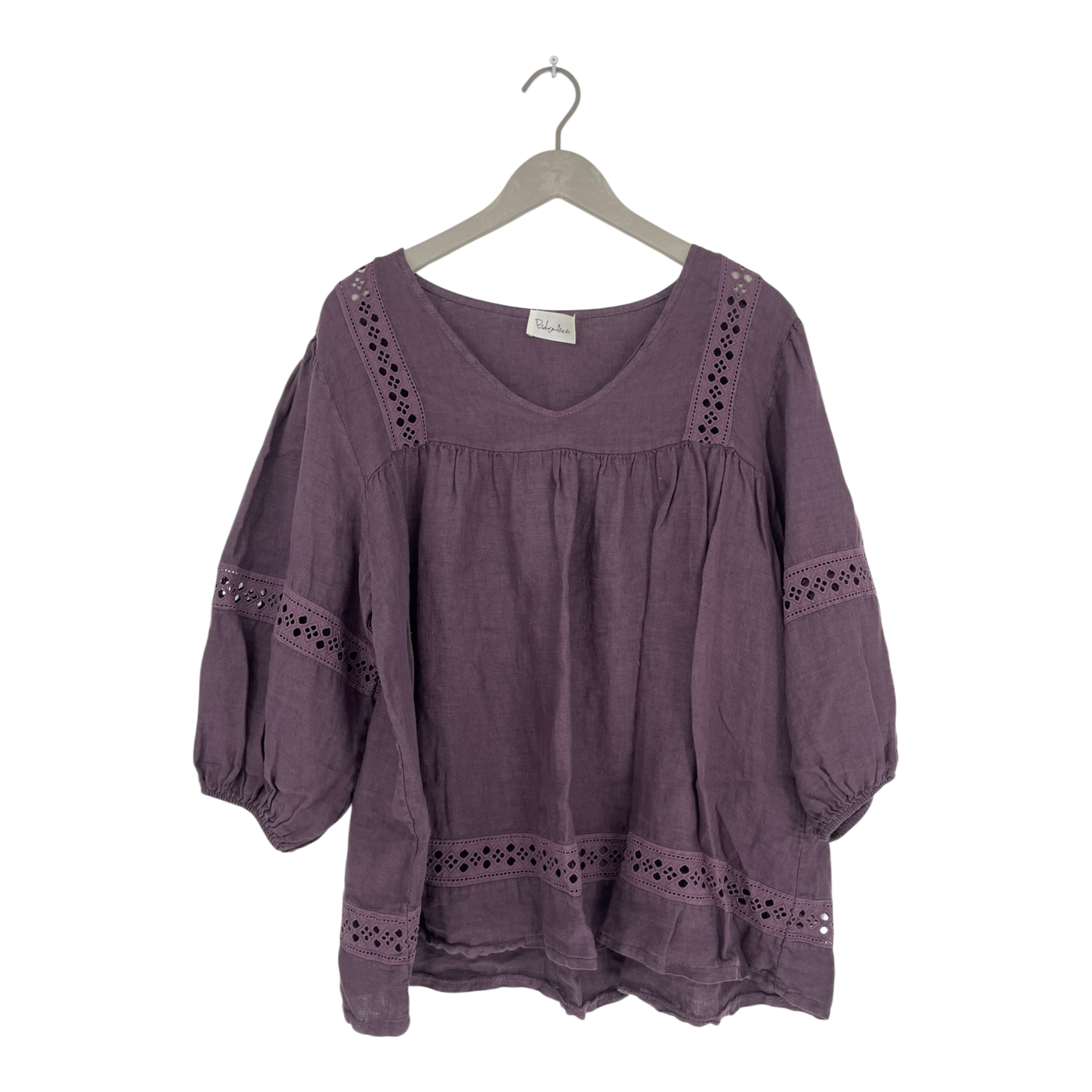 Bypias linen shirt, brown | woman onesize