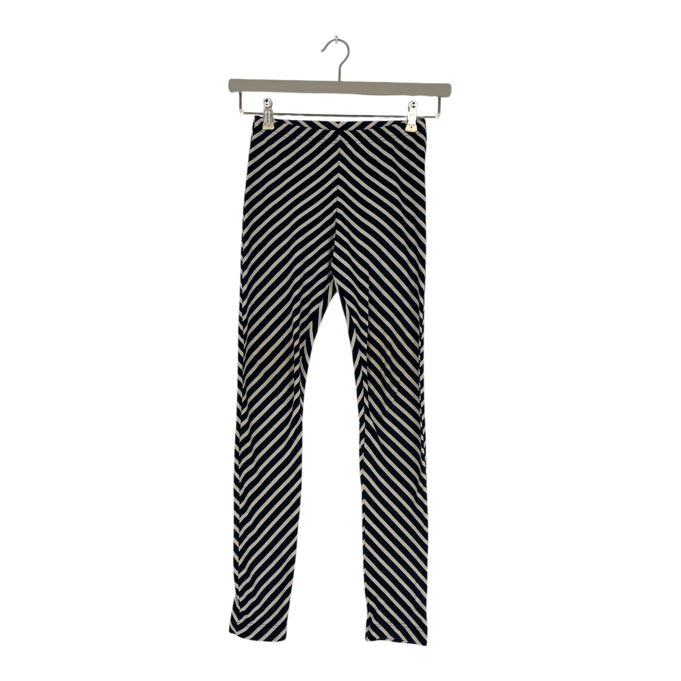 Papu stripe leggings, white/black | woman S