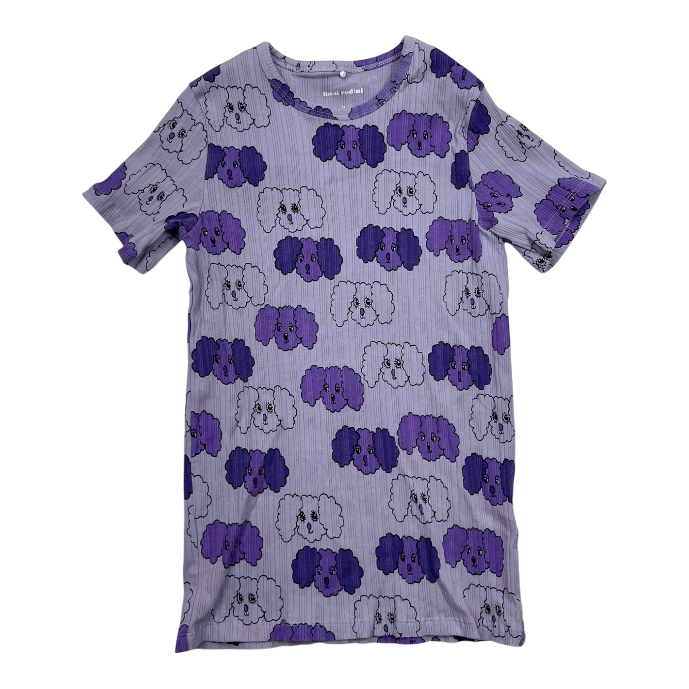 Mini Rodini rib t-shirt, dogs | 140/146cm