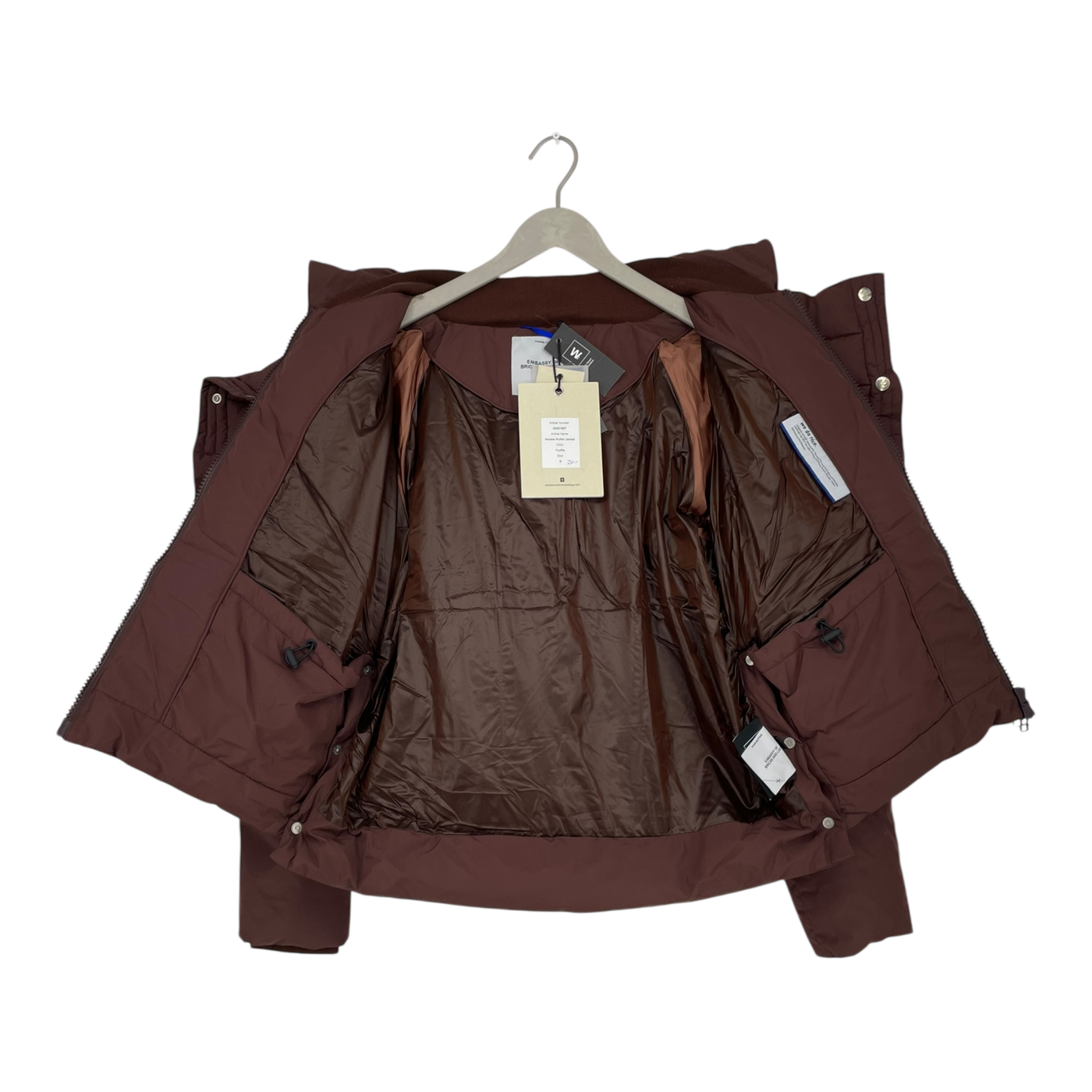 Embassy of Bricks and Logs harlem puffer jacket, truffle | woman S