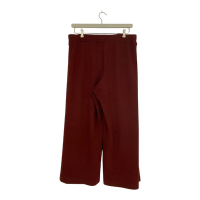 Ommellinen merino pants, plum | woman XL