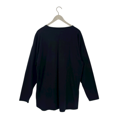 Riva Clothing shirt rounded hem, black | unisex XL