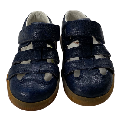 Reima leather sandals, navy blue | 23