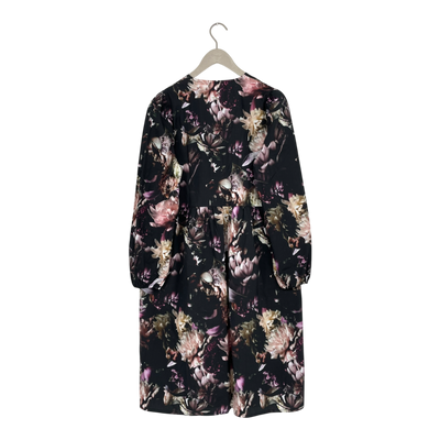 Toive wrap neckline dress, peony | woman