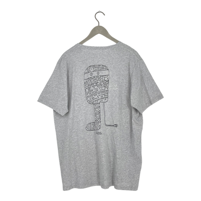 Makia plug t-shirt, grey | man XXL
