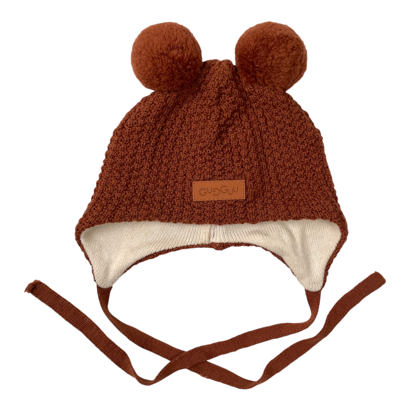 Gugguu merino beanie, brown | 38/39cm