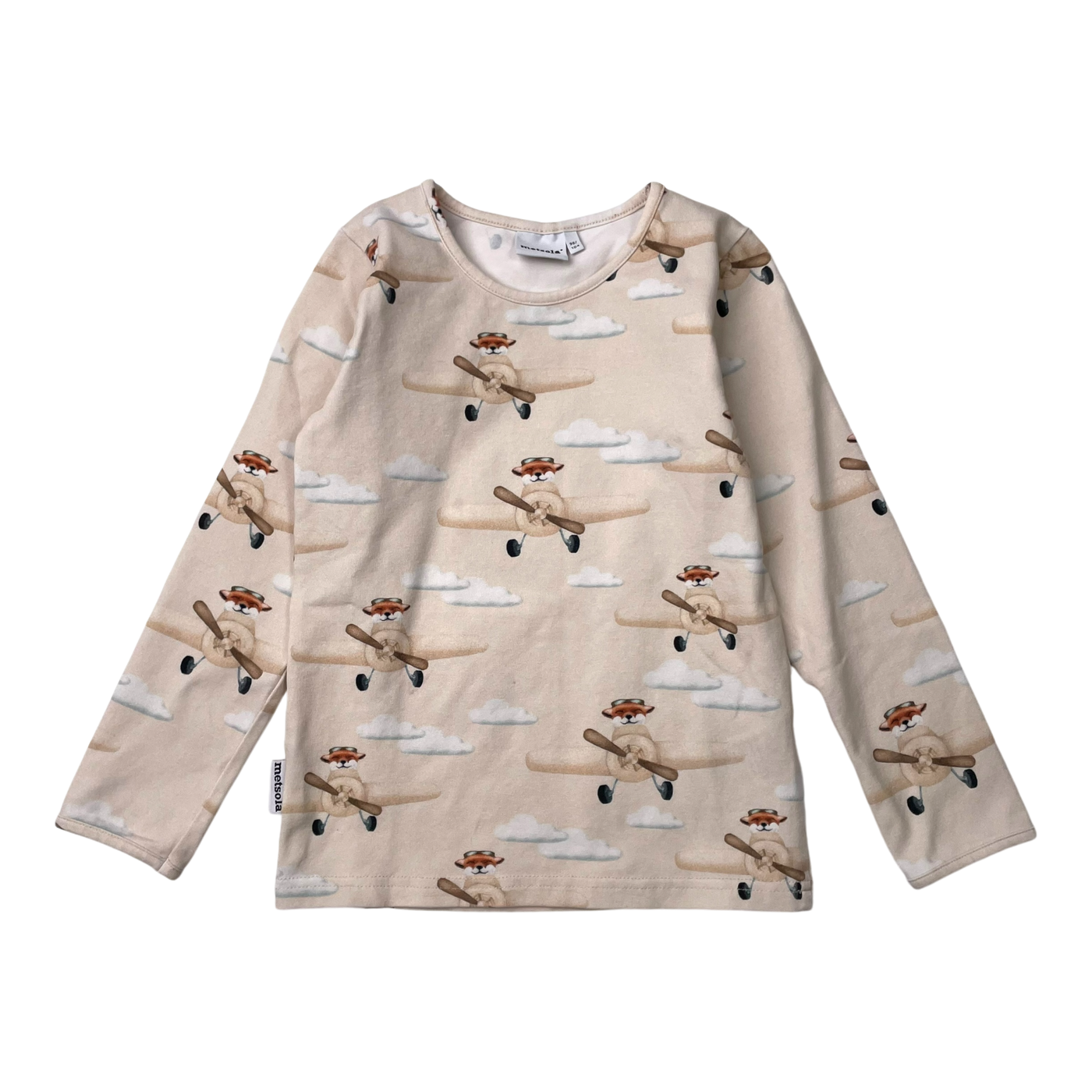 Metsola shirt, fox pilot | 98/104cm