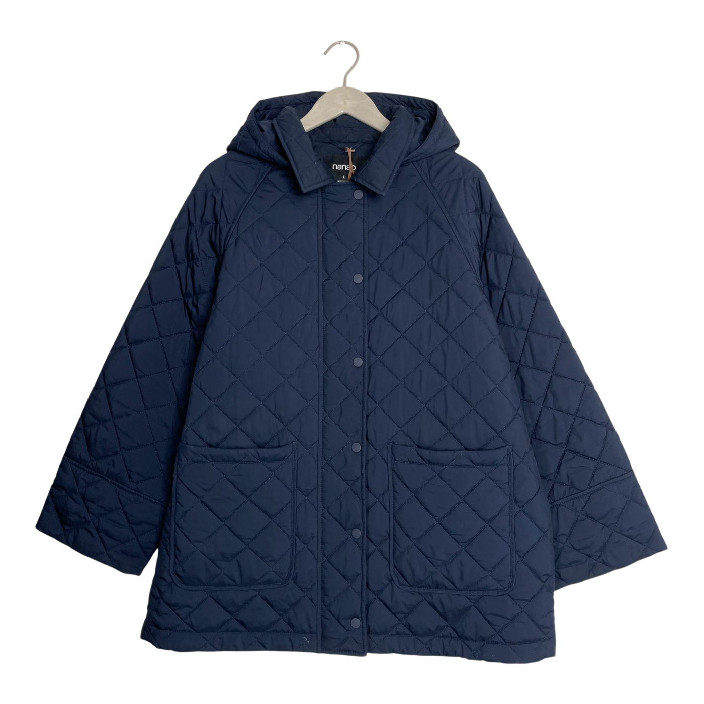 Nanso quilted jacket, midnight blue | women L