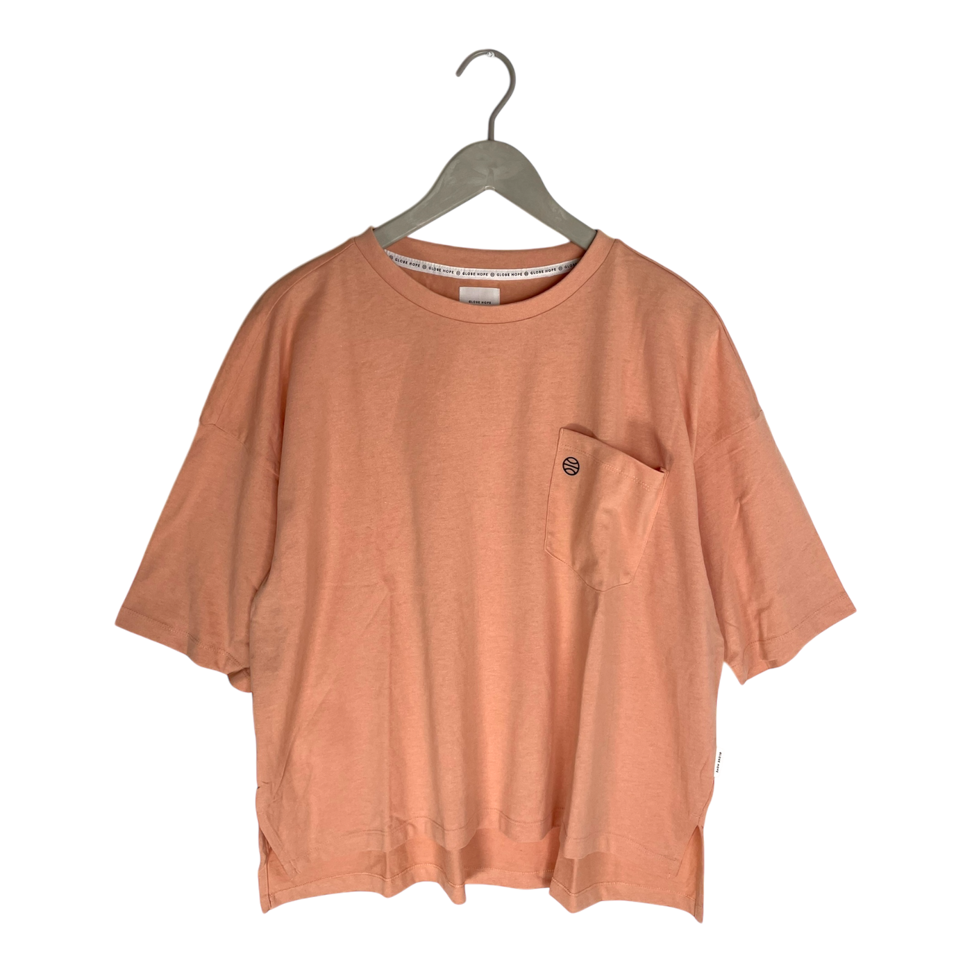 Globe Hope oversize t-shirt, peach | woman XXL