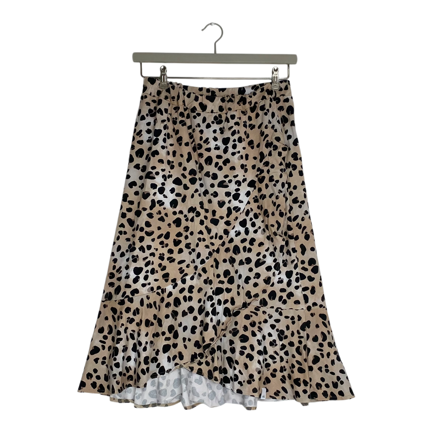 Nakoa ruffle skirt, leopard | woman M