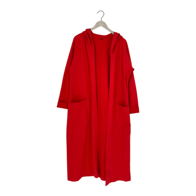 Ommellinen rentoilutakki hoodie jacket, red | woman XXL