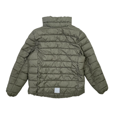 Reima untu lightly padded jacket, sage green | 116cm