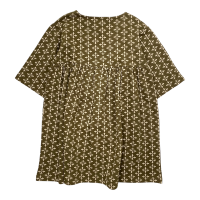 Mainio jersey dress, dot flowers | 122/128cm