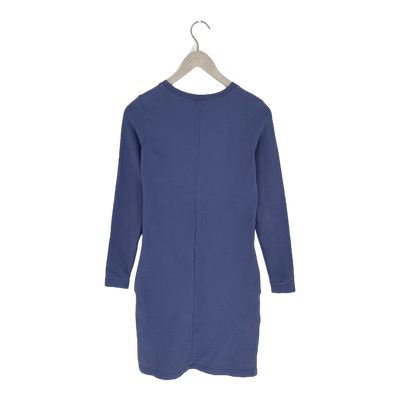 Kaiko ruffle sweat dress, blue | woman XS