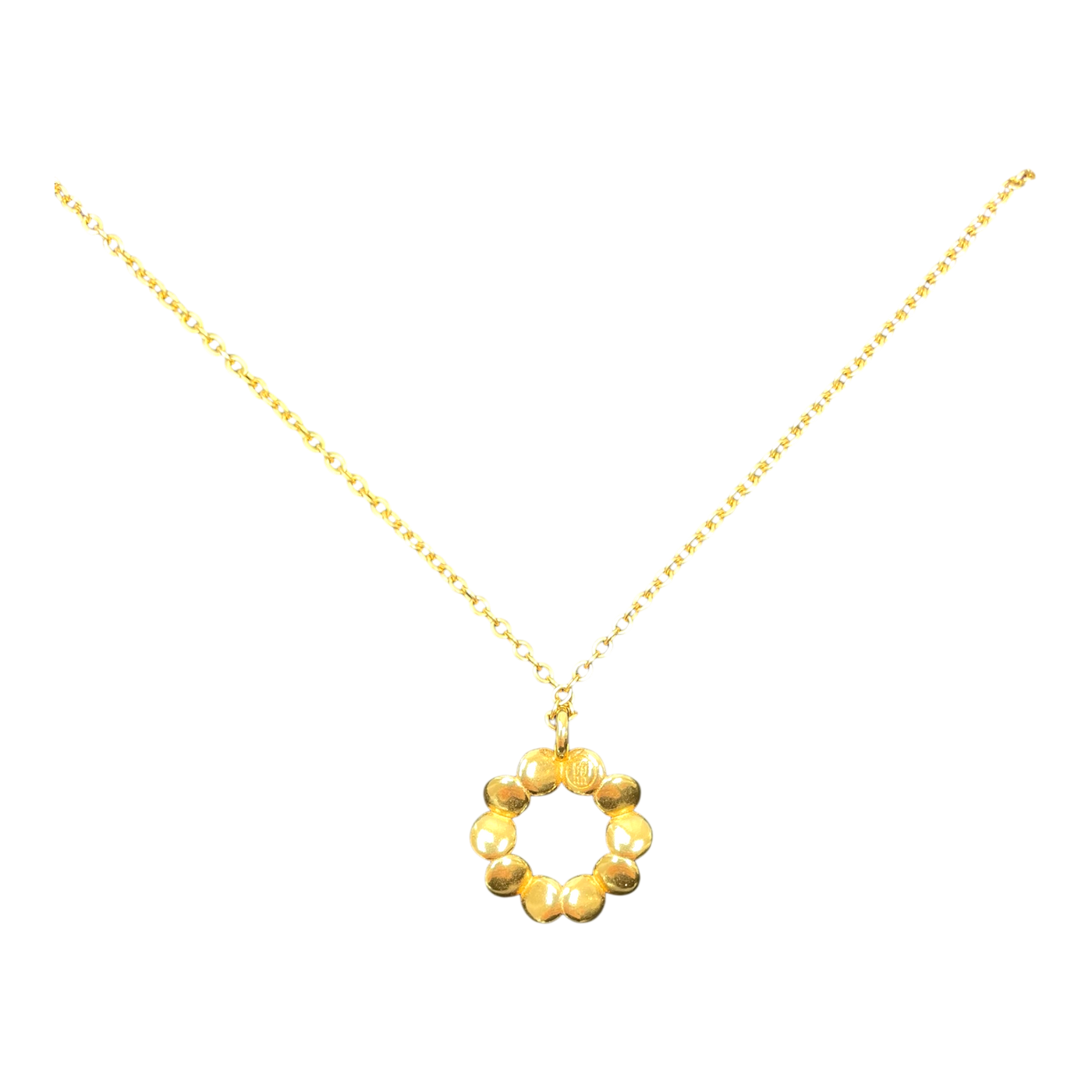 Kalevala Koru kotipesä necklace, golden bronze