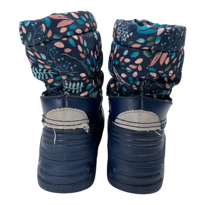 Reima loskari winter duck boots, flowers | 27