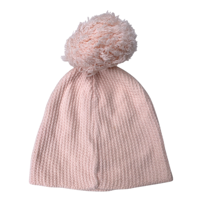 Gugguu knitted beanie with pom, light rose | 49/51cm