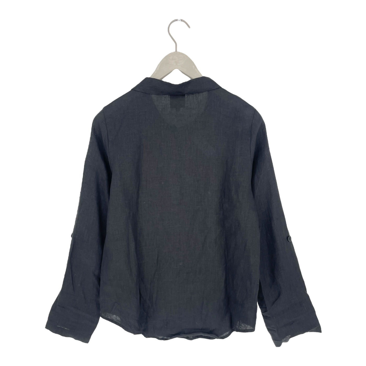 Blaa linen shirt, black | woman XS