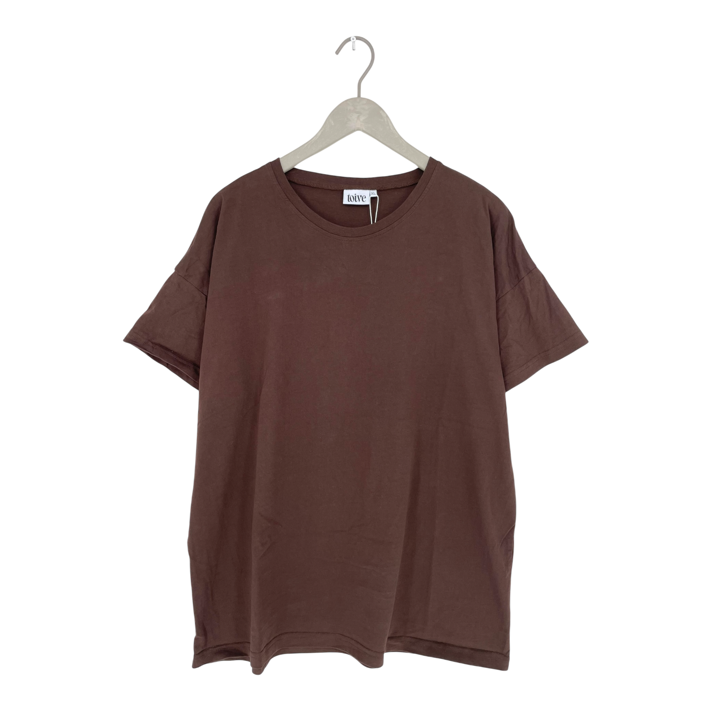 Toive t-shirt, dark brown | unisex XL