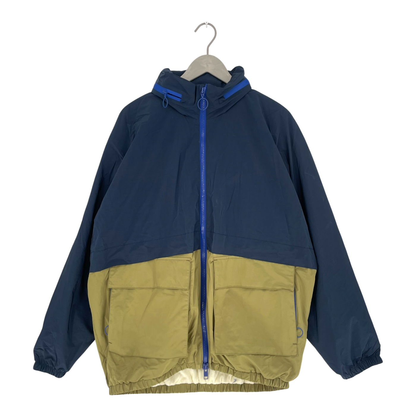 Embassy of Bricks and Logs dhola rain jacket, blue/green | unisex L