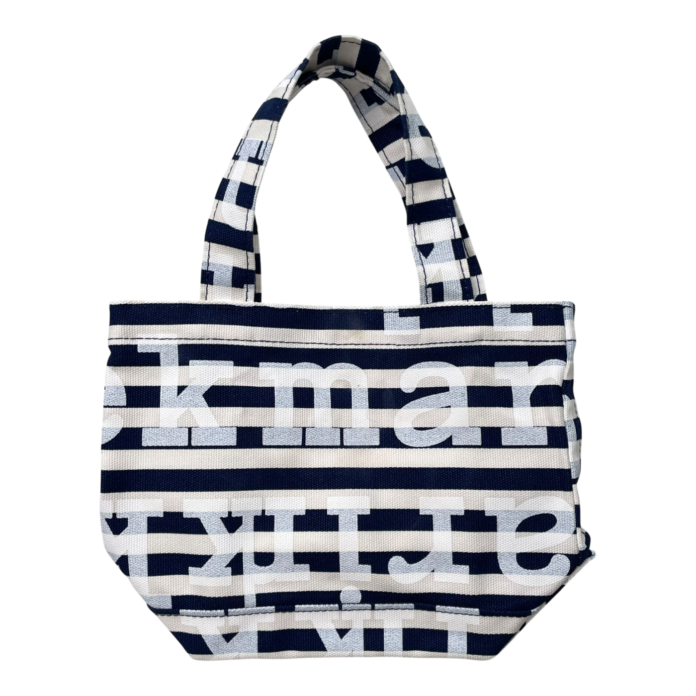 Marimekko ahkera canvas bag, stripe | small