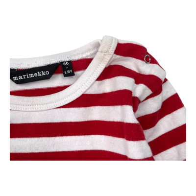 Marimekko vinde stripe body, red | 86cm