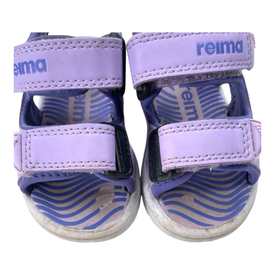 Reima bungee sandals, lilac | 22