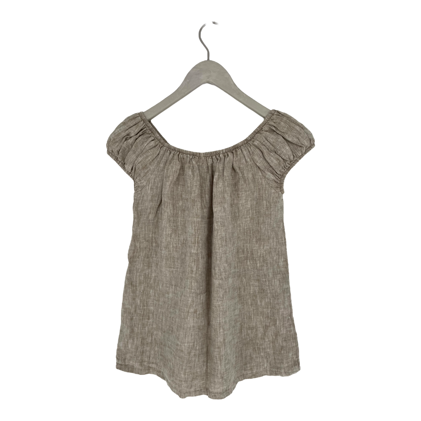 Bypias linen blouse, sand | woman XS
