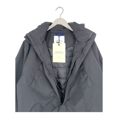 Embassy of Bricks and Logs hondo parka jacket, black | unisex L