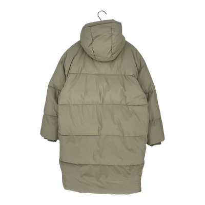 Embassy of Bricks and Logs elphin puffer jacket, pale olive | unisex S