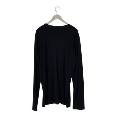 Nomen Nescio Langes Hemd, schwarz | Frau xl