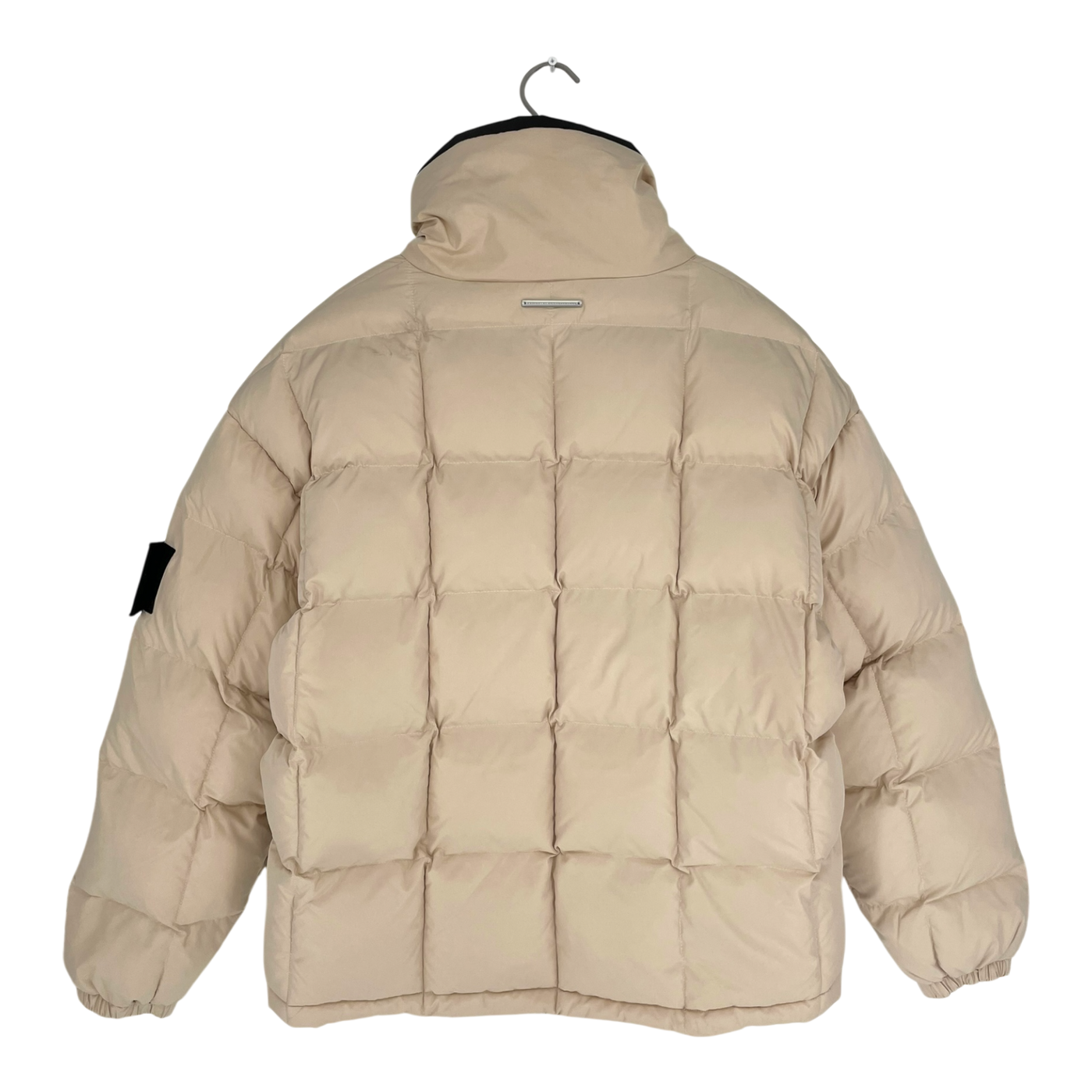 Embassy of Bricks and Logs reversible puffer jacket, beige/black | unisex S
