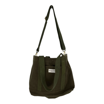 Holzrichter shopper tote bag, hunter green