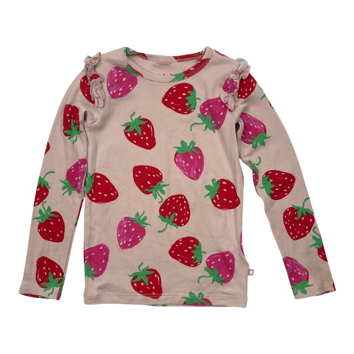 Molo emma shirt, strawberries | 104cm