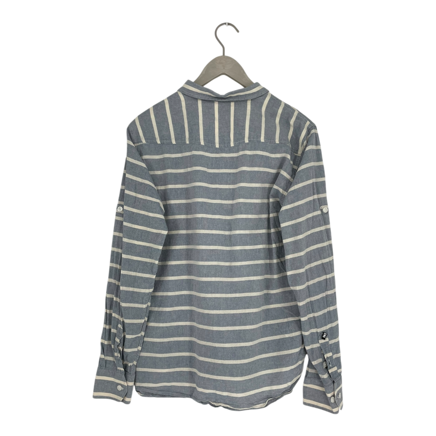Makia button up shirt, stripes | man M