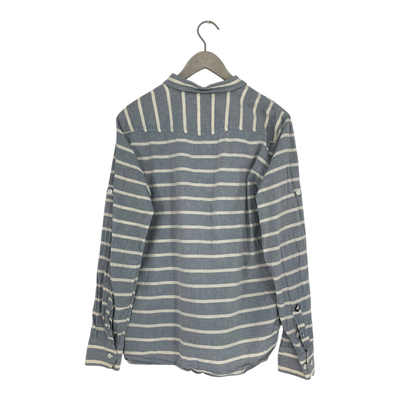 Makia button up shirt, stripes | man M