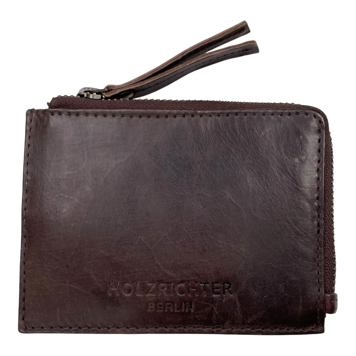 Holzrichter leather wallet, cocoa brown