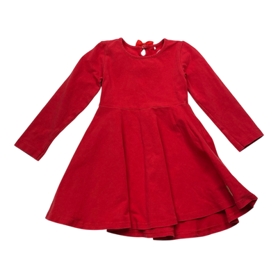 Metsola dress, red | 98/104cm